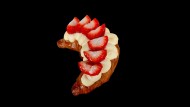 Aardbei Croissant afbeelding